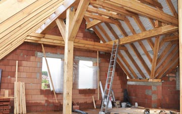 Chase Terrace attic trusses